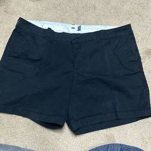 Old Navy Black chino shorts-7 in inseam